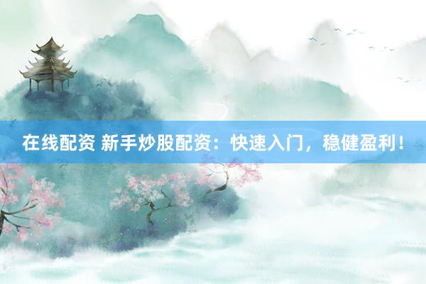 在线配资 新手炒股配资：快速入门，稳健盈利！