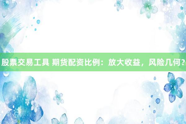 股票交易工具 期货配资比例：放大收益，风险几何？