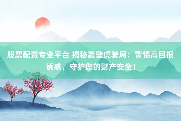 股票配资专业平台 揭秘赢壁虎骗局：警惕高回报诱惑，守护您的财产安全！